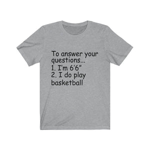 I Do Play Basketball Unisex Jersey Short Sleeve Tee-Phoenix Styles