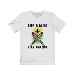 Keep Blazing Unisex Jersey Short Sleeve Tee-Phoenix Styles