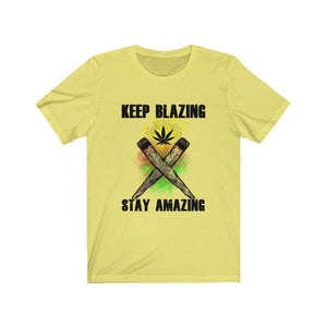 Keep Blazing Unisex Jersey Short Sleeve Tee-Phoenix Styles