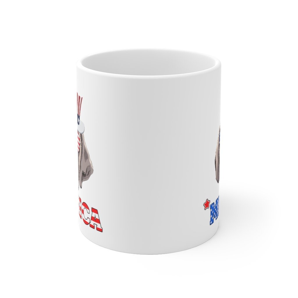 Mastiff White Ceramic Mug-Phoenix Styles