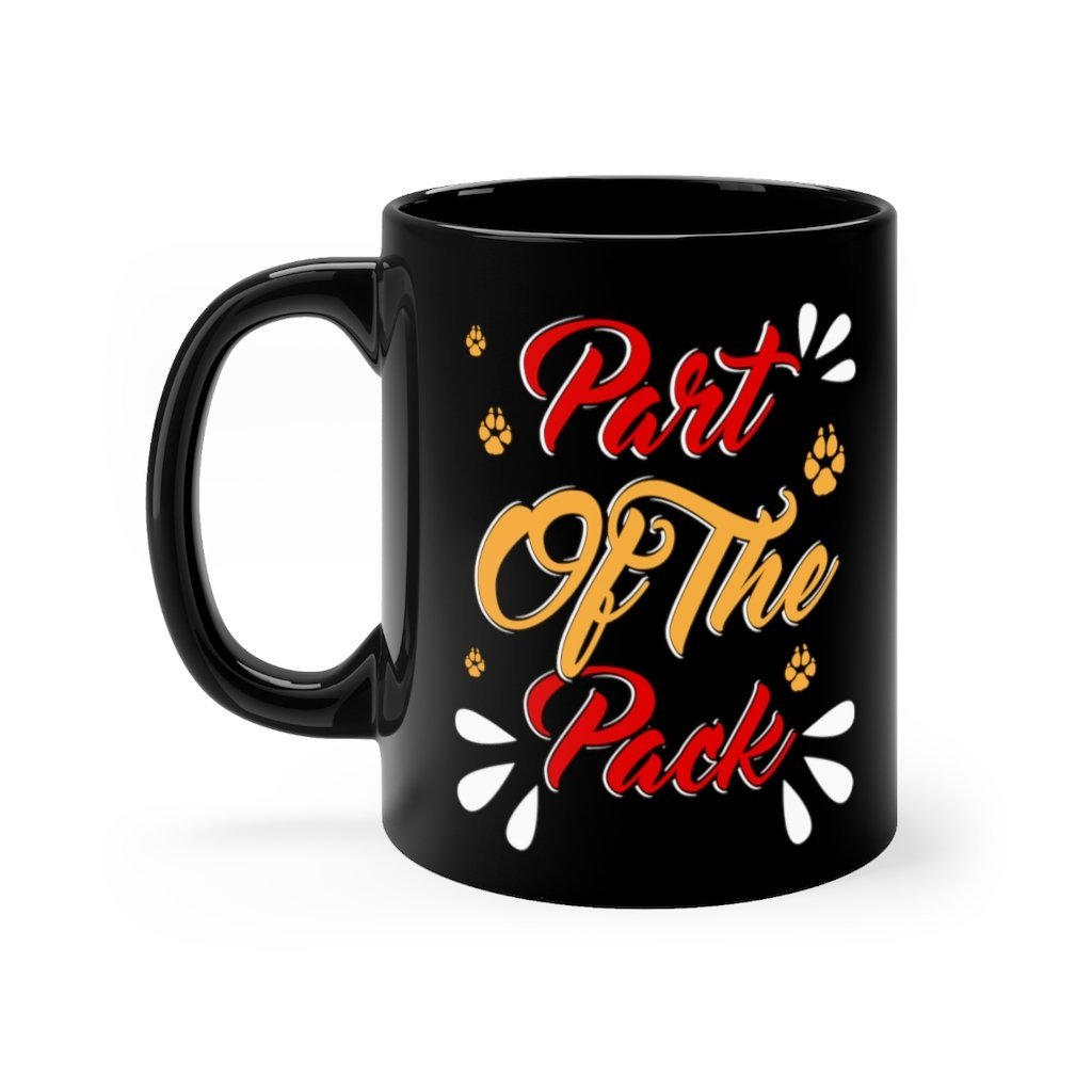 Part Of The Pack Black Mug 11oz-Phoenix Styles