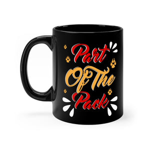 Part Of The Pack Black Mug 11oz-Phoenix Styles