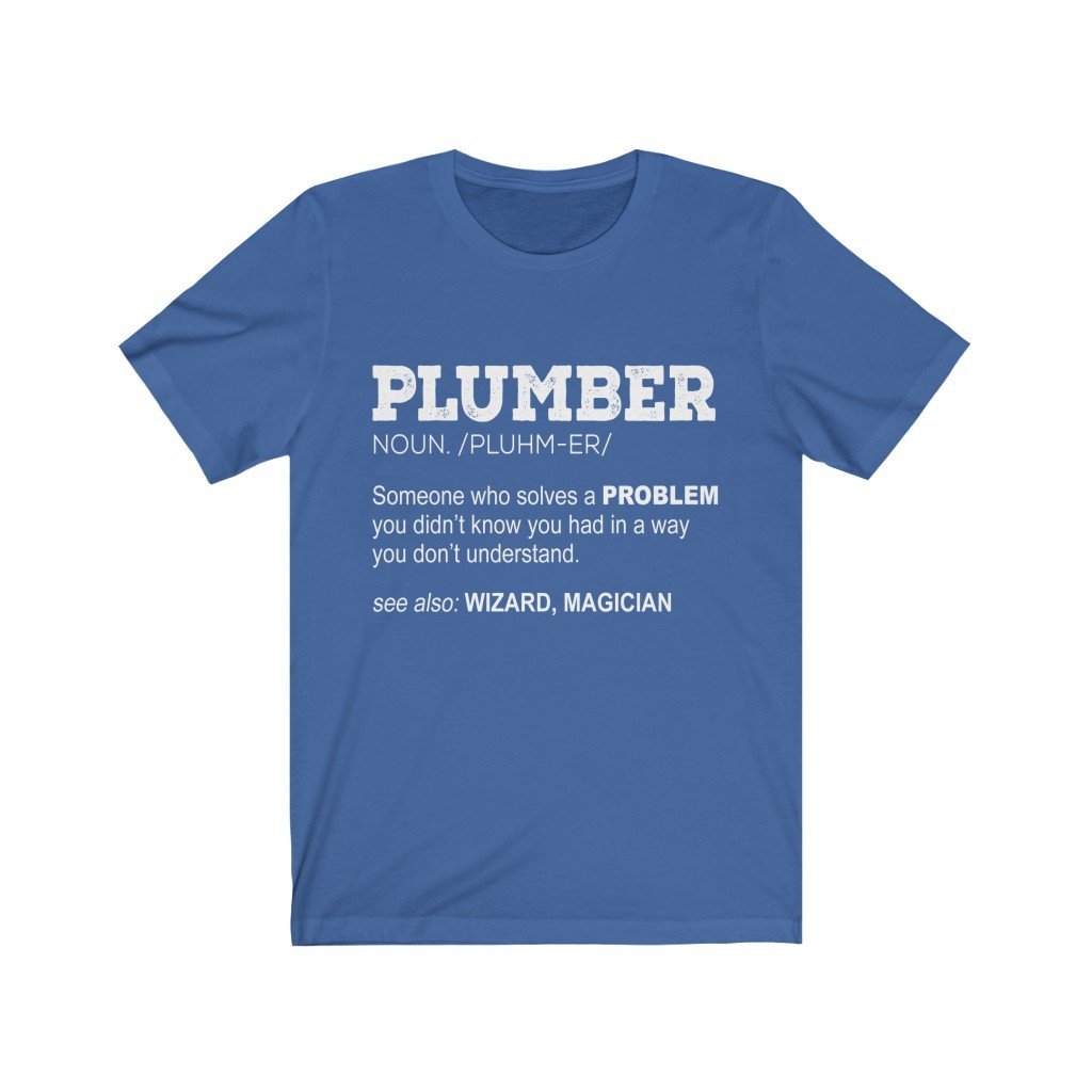 Plumber Jersey Short Sleeve Tee-Phoenix Styles