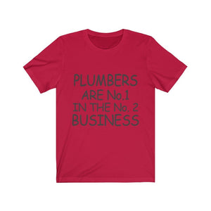 Plumbers Are Number One Jersey Short Sleeve Tee-Phoenix Styles