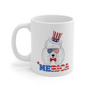 Poodle White Ceramic Mug-Phoenix Styles