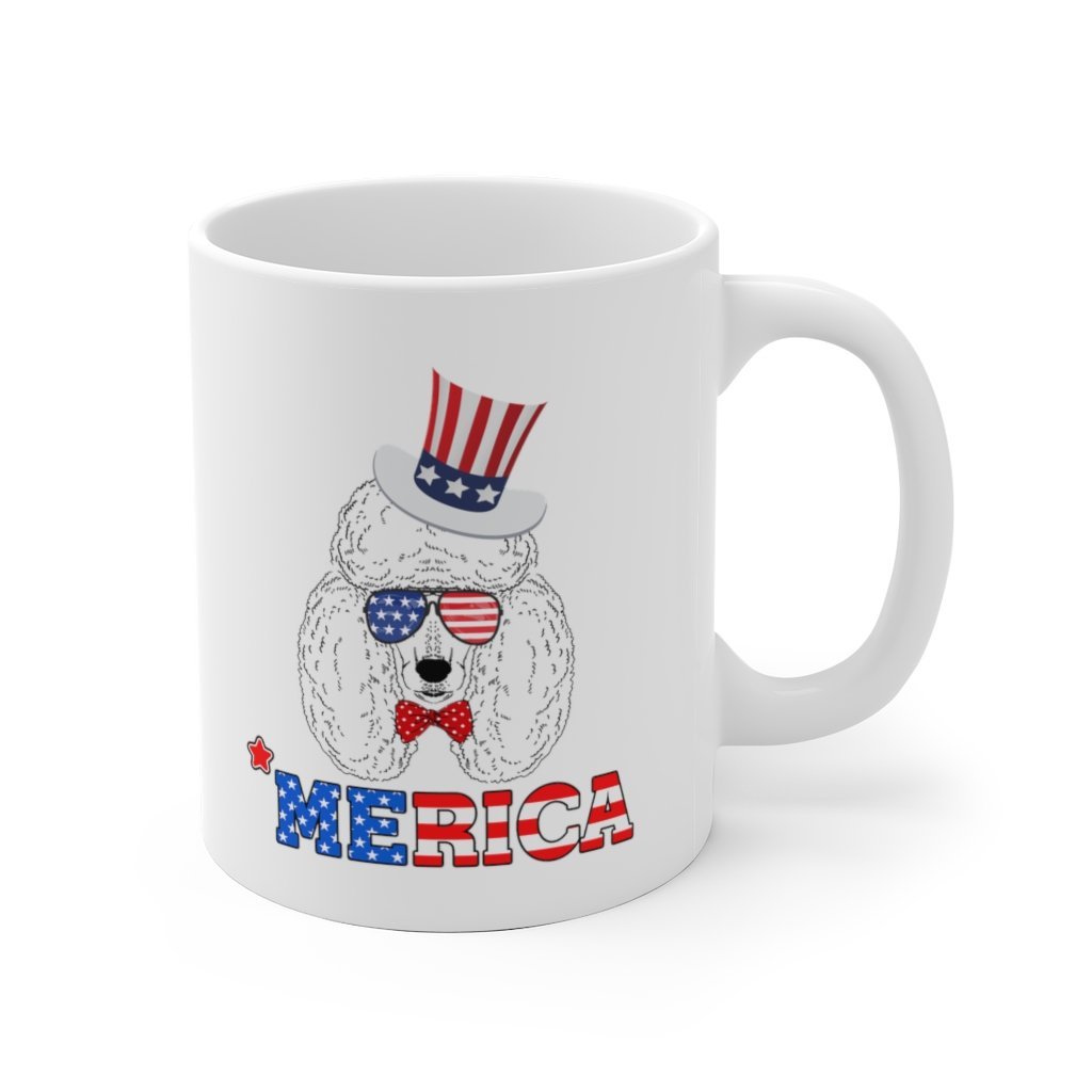 Poodle White Ceramic Mug-Phoenix Styles