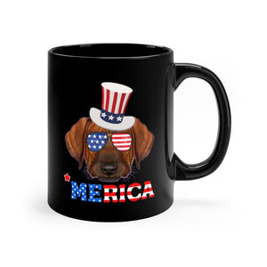 Rhodesian Ridgeback Black Mug 11oz-Phoenix Styles