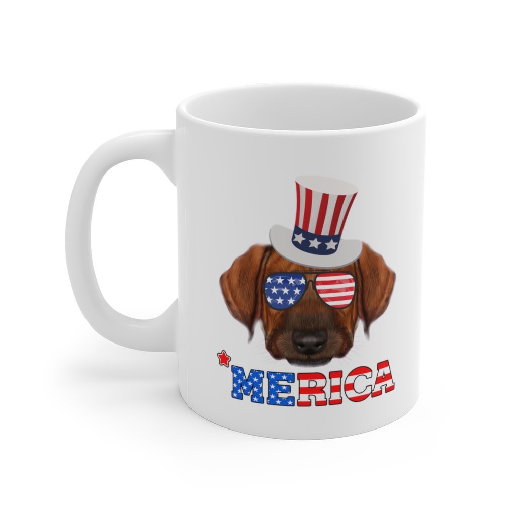 Rhodesian Ridgeback White Ceramic Mug-Phoenix Styles