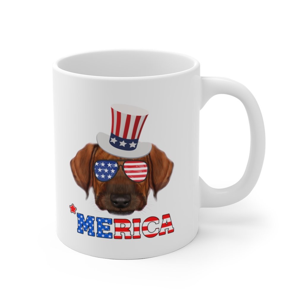 Rhodesian Ridgeback White Ceramic Mug-Phoenix Styles