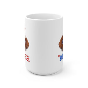 Rhodesian Ridgeback White Ceramic Mug-Phoenix Styles