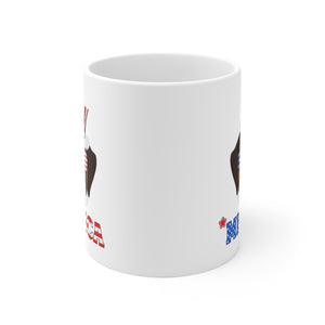 Saint Bernard White Ceramic Mug-Phoenix Styles