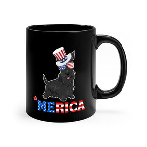 Scottish Terrier Black Mug 11oz-Phoenix Styles