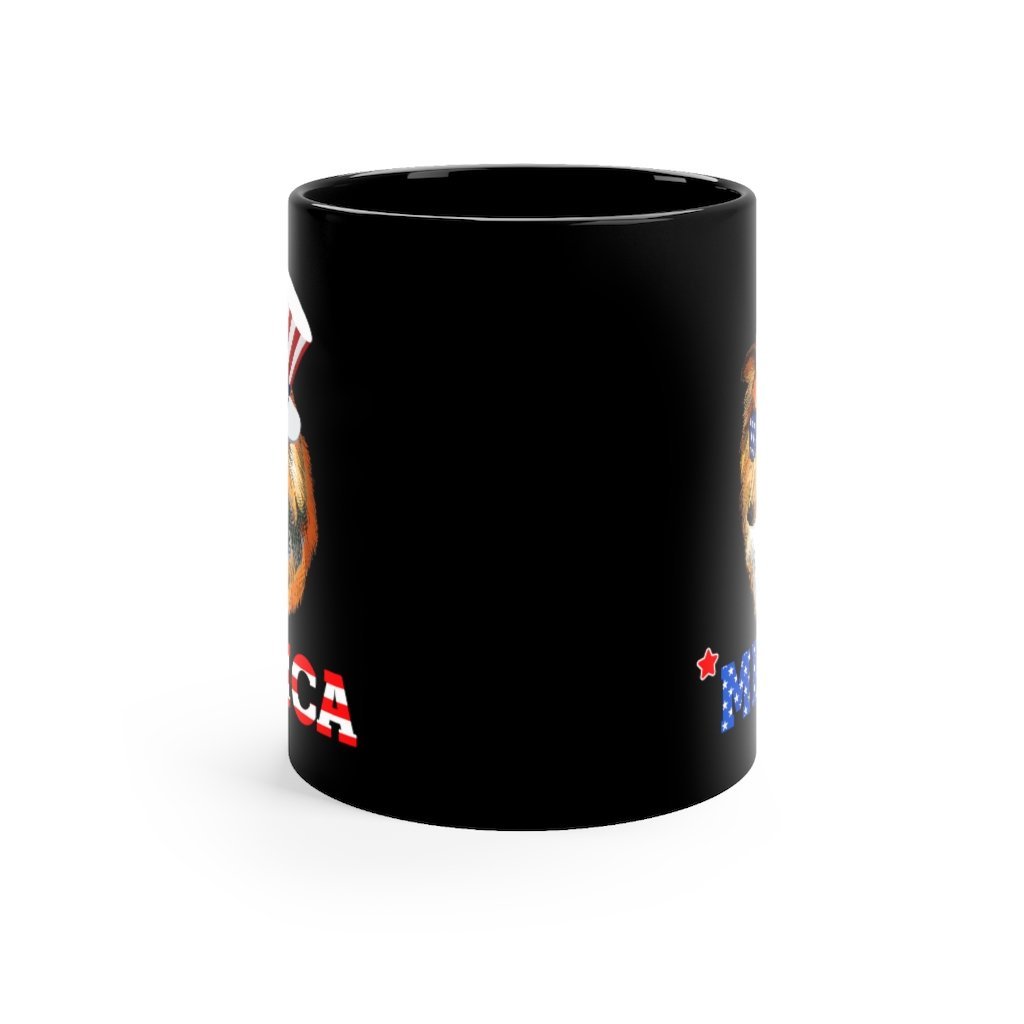 Shetland Sheep Dog Black Mug 11oz-Phoenix Styles