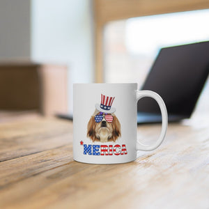 Shih Tzu White Ceramic Mug-Phoenix Styles