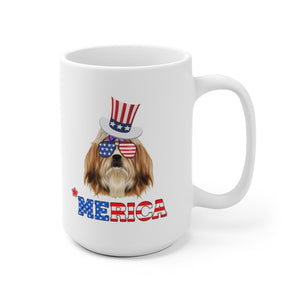 Shih Tzu White Ceramic Mug-Phoenix Styles