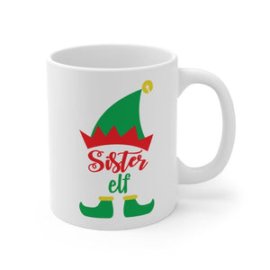 Sister Elf Mug 11oz-Phoenix Styles