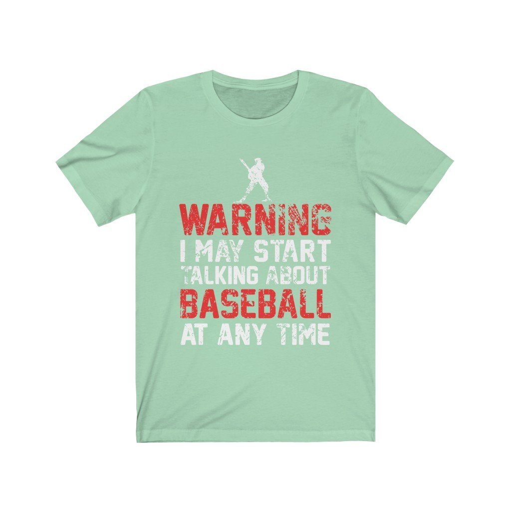 Warning Baseball Unisex Jersey Short Sleeve Tee-Phoenix Styles