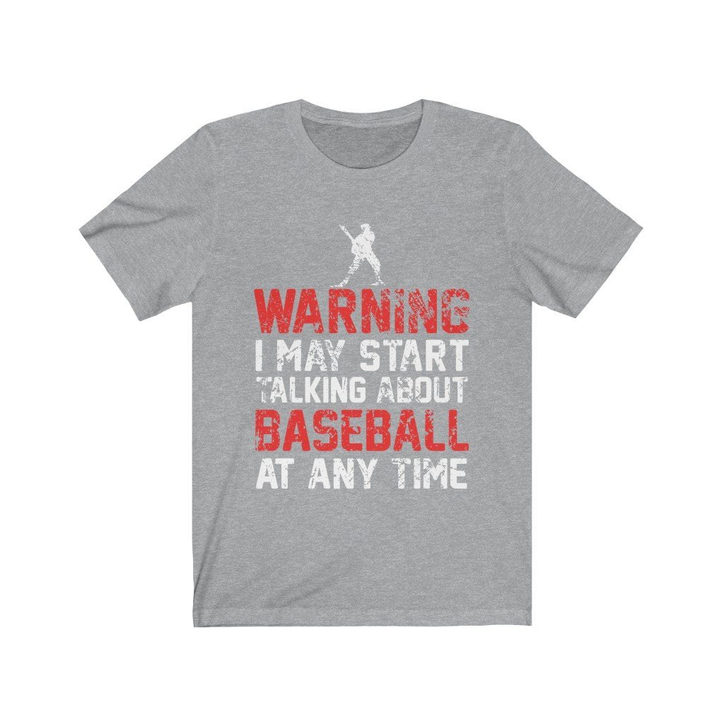 Warning Baseball Unisex Jersey Short Sleeve Tee-Phoenix Styles