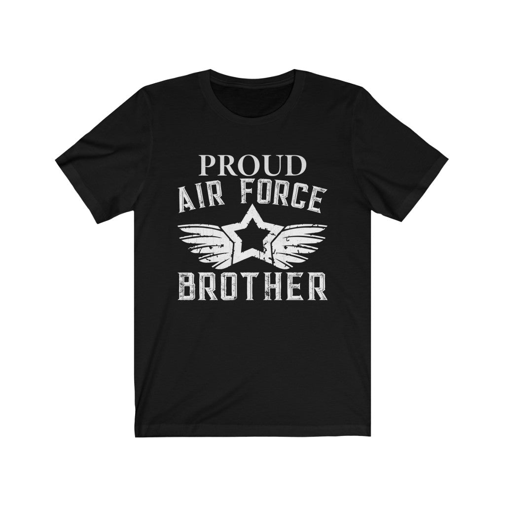 Proud Air Force Brother Jersey Short Sleeve Tee-Phoenix Styles