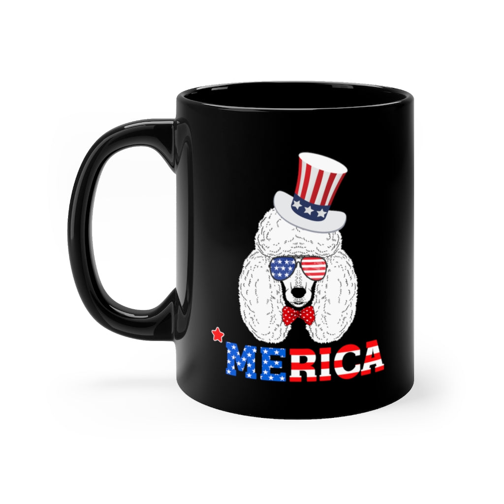 Poodle Black Mug 11oz-Phoenix Styles