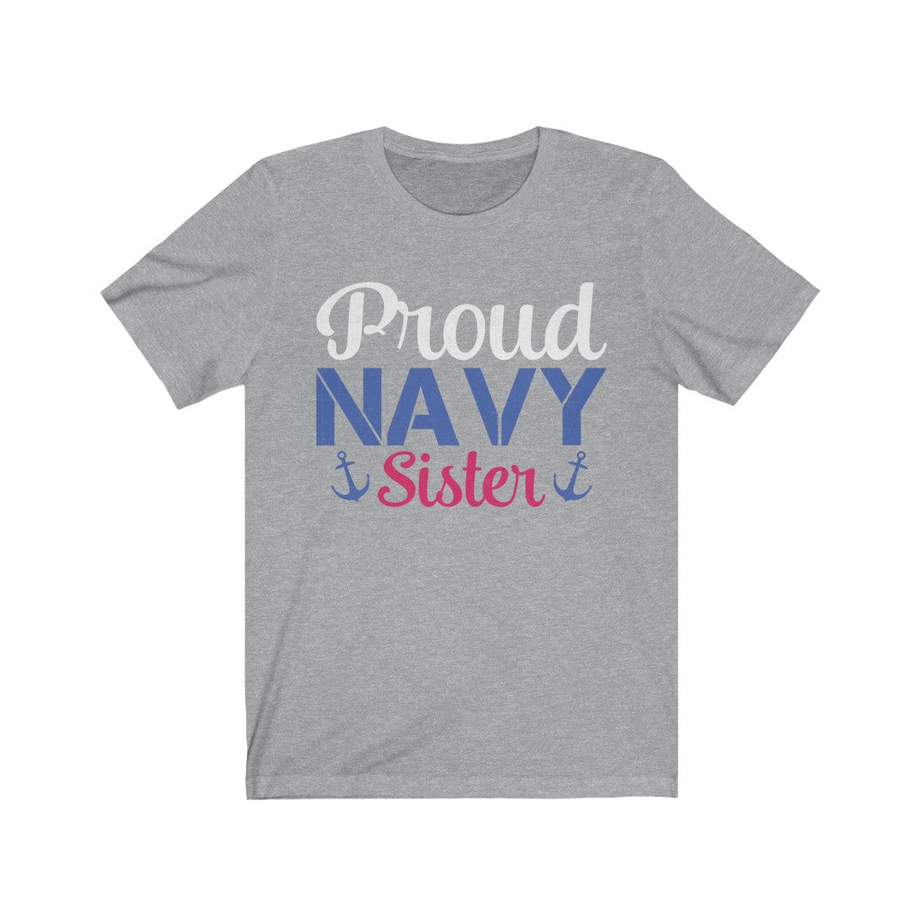 Proud Navy Sister Jersey Short Sleeve Tee-Phoenix Styles