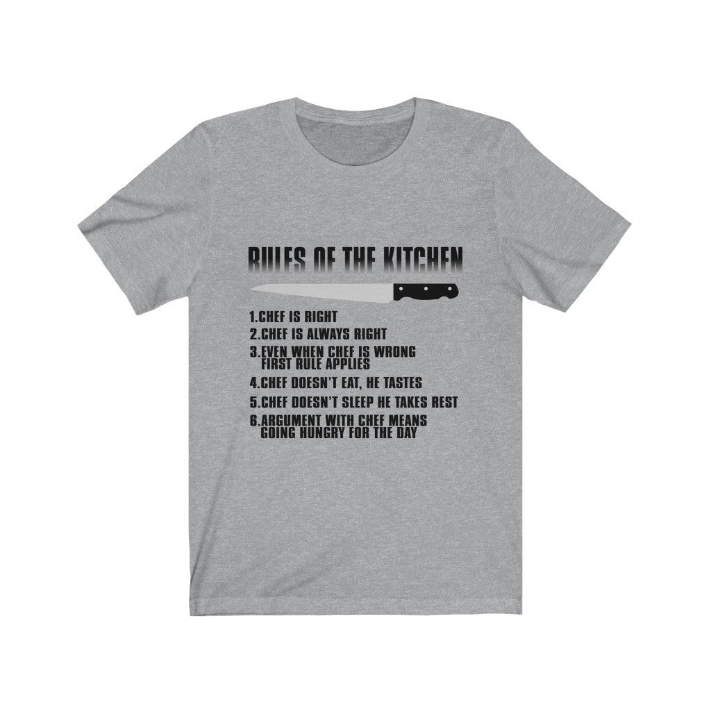 Rules Of The Kitchen Unisex Jersey Short Sleeve Tee-Phoenix Styles