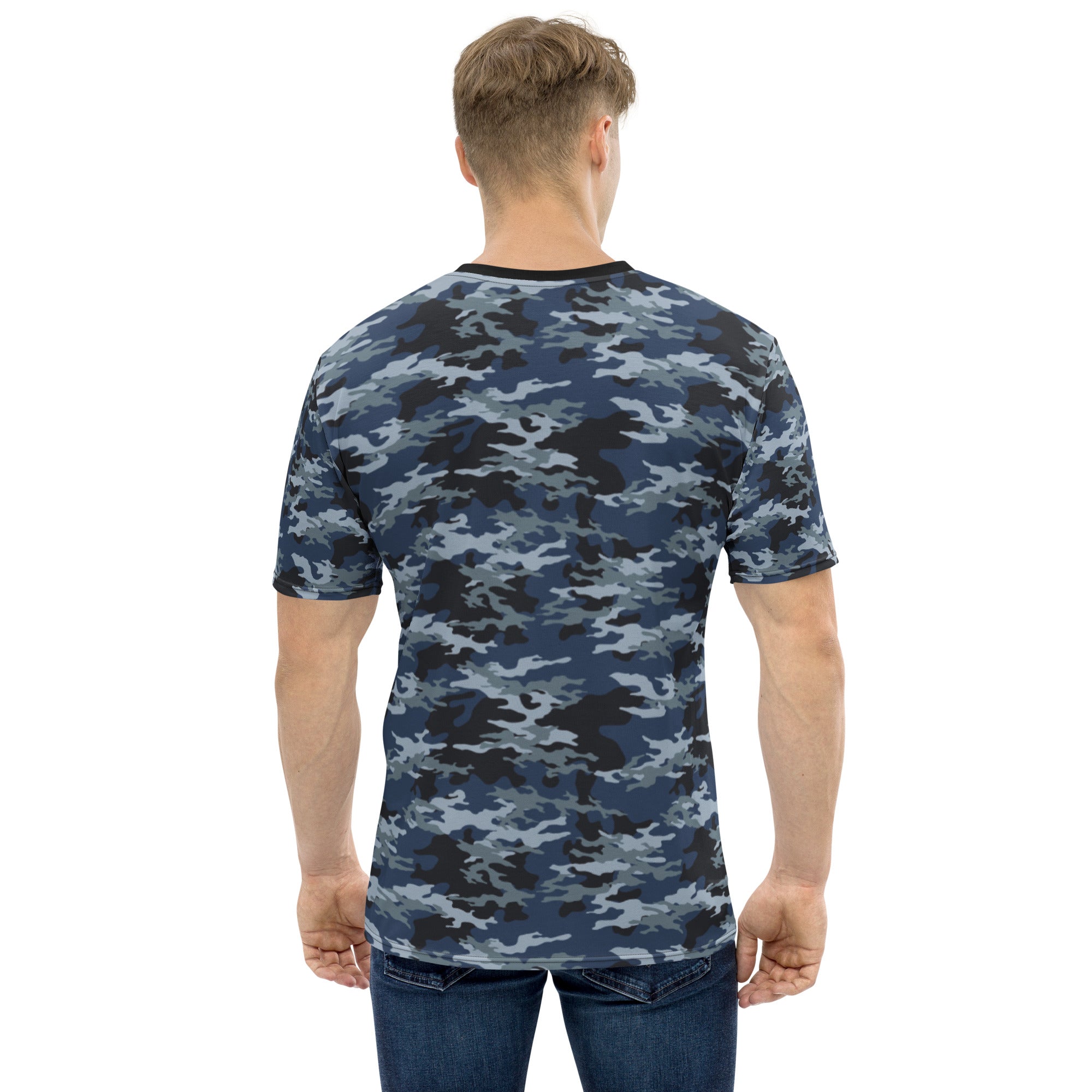 Proud Navy Husband Men's t-shirt-Phoenix Styles