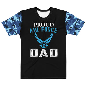 Proud Airforce Dad Camoflauge Men's t-shirt-Phoenix Styles