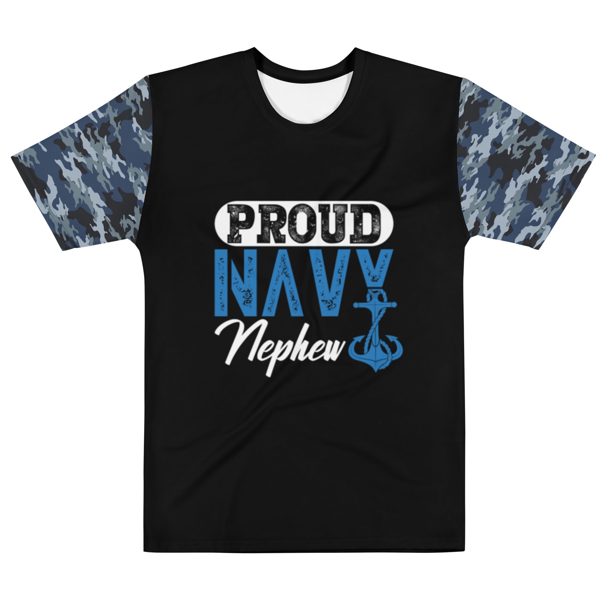 Proud Navy Nephew Men's t-shirt-Phoenix Styles