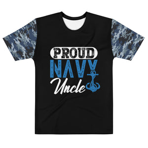 Proud Navy Uncle Men's t-shirt-Phoenix Styles