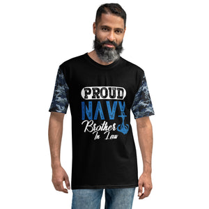 Proud Navy Brother In Law Men's t-shirt-Phoenix Styles