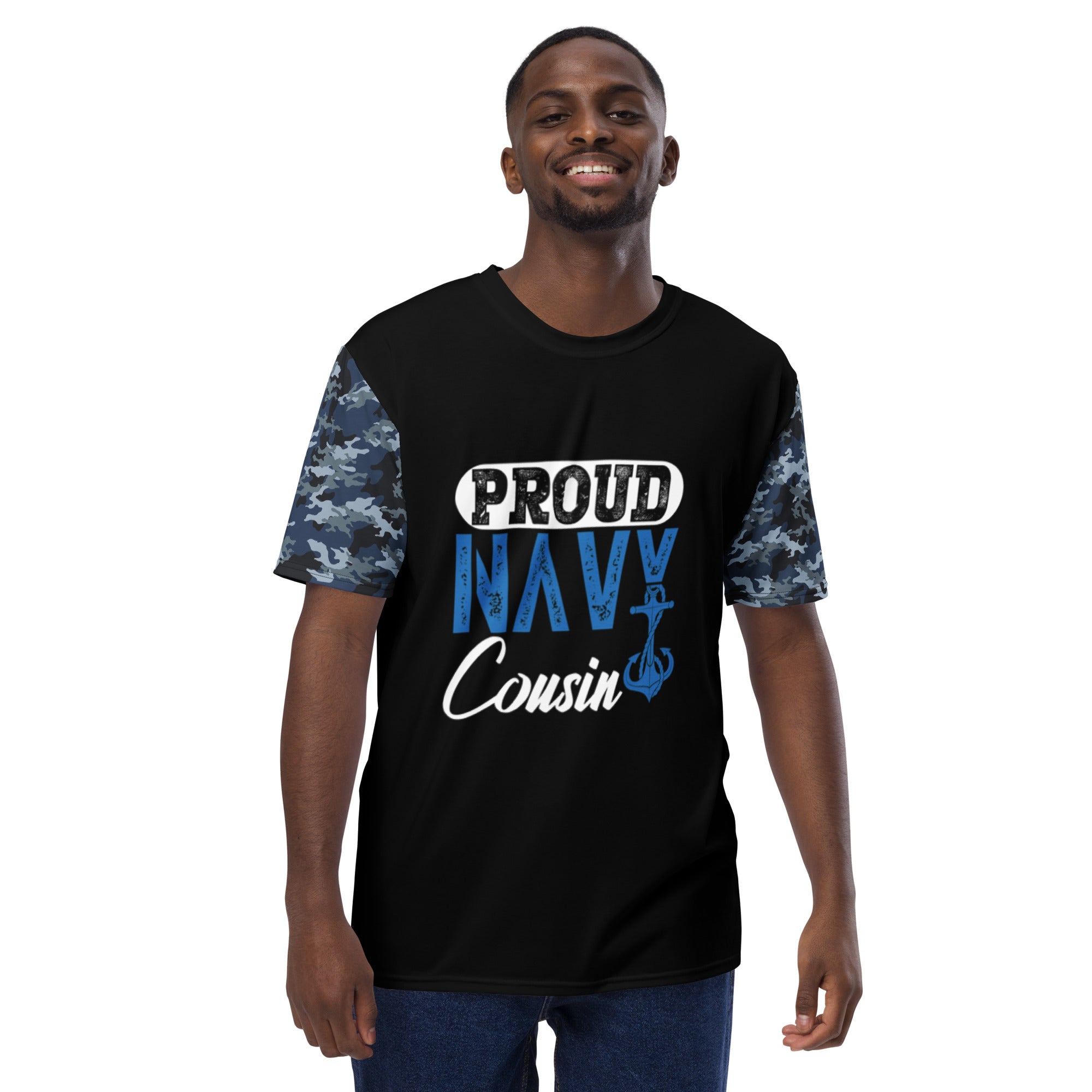 Proud Navy Cousin Men's t-shirt-Phoenix Styles