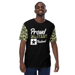 Proud Military Husband Men's t-shirt-Phoenix Styles