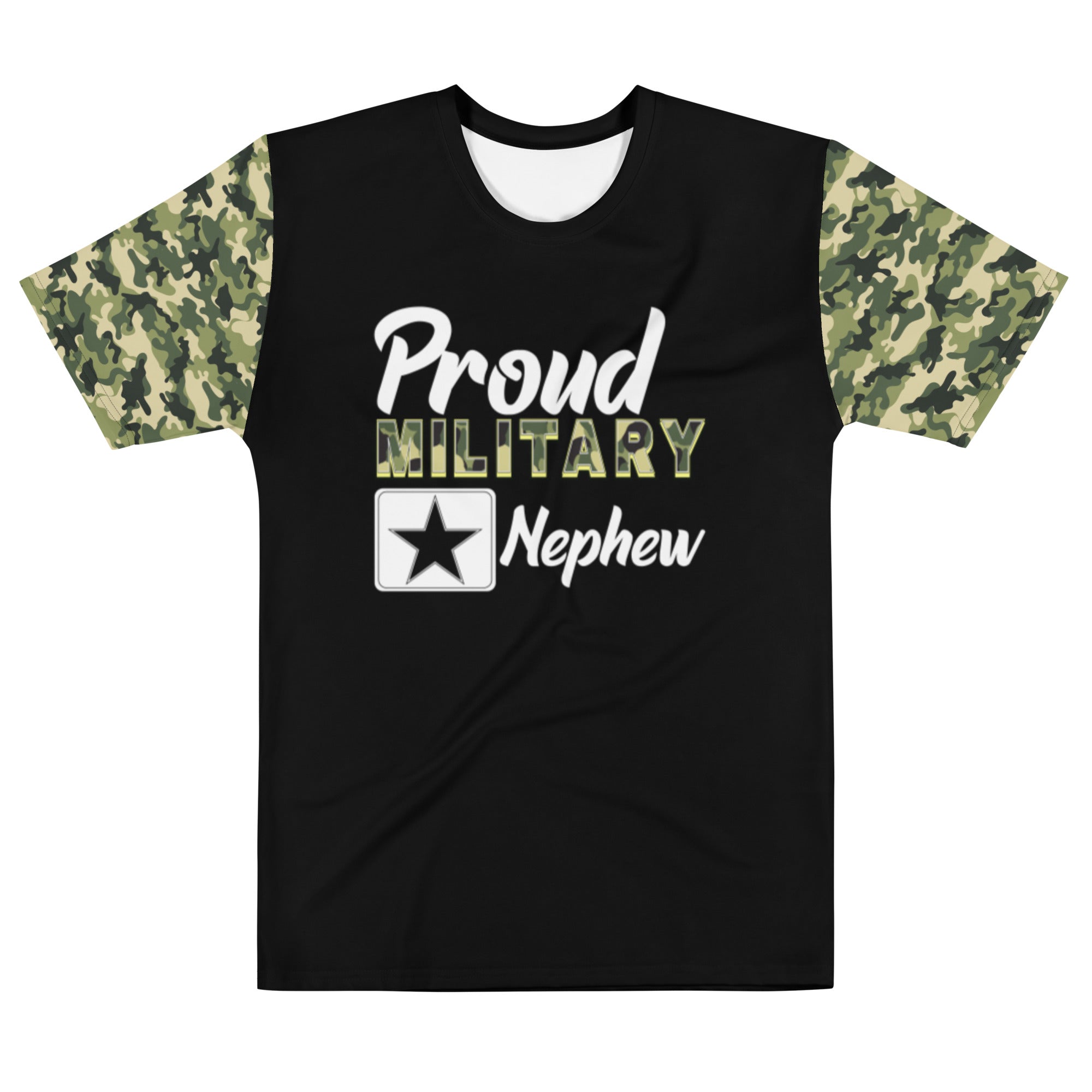 Proud Military Nephew Men's t-shirt-Phoenix Styles