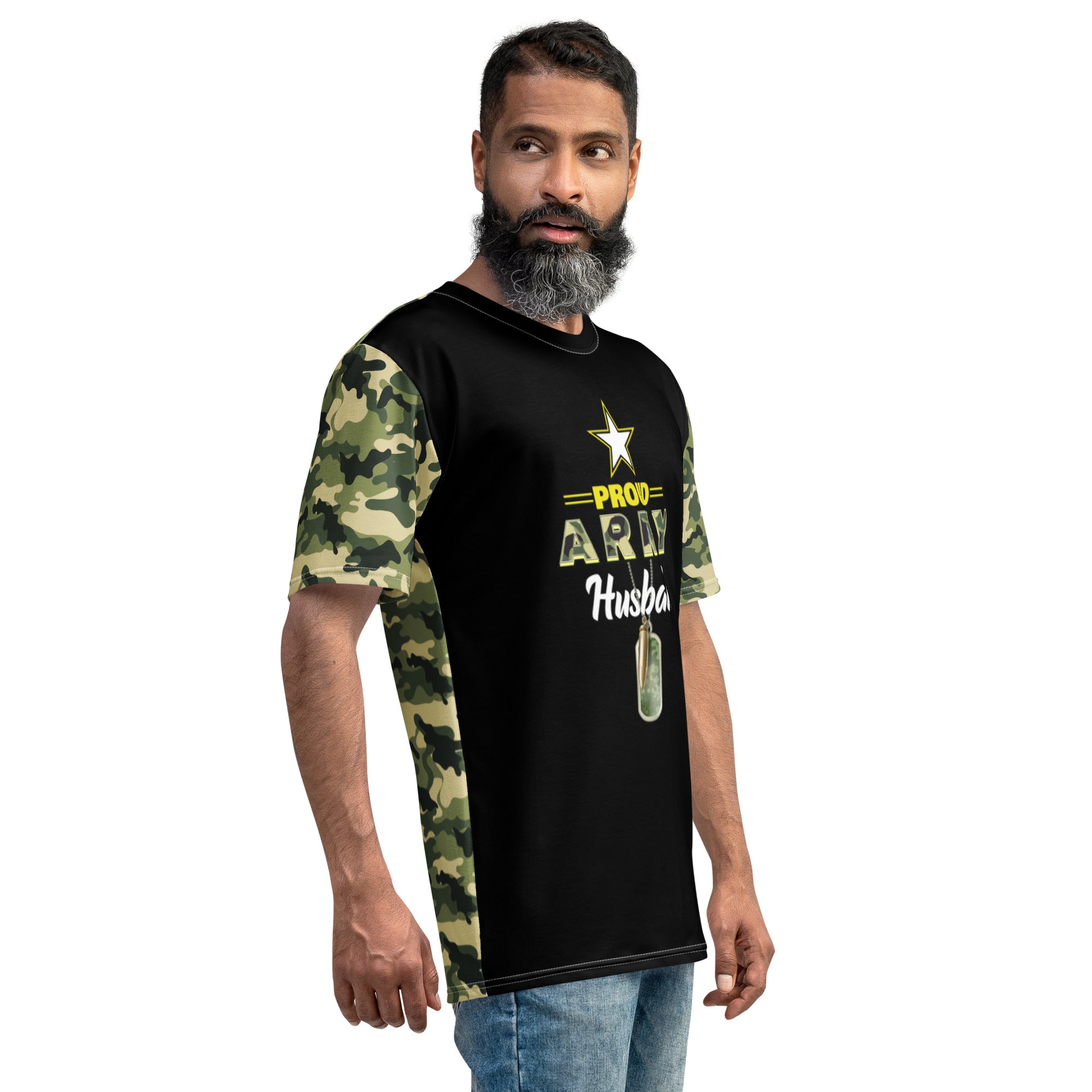 Proud Army Husband Men's t-shirt-Phoenix Styles