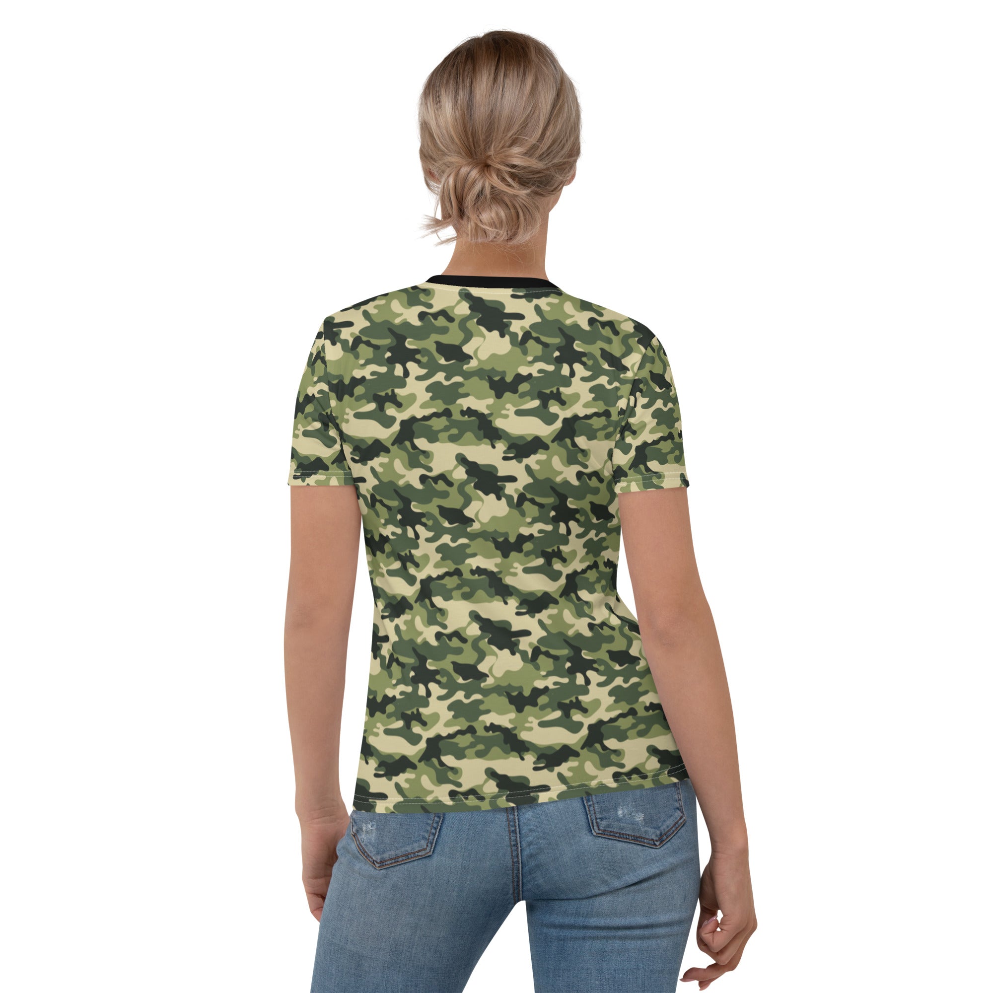 Proud Army Auntie Women's T-shirt-Phoenix Styles