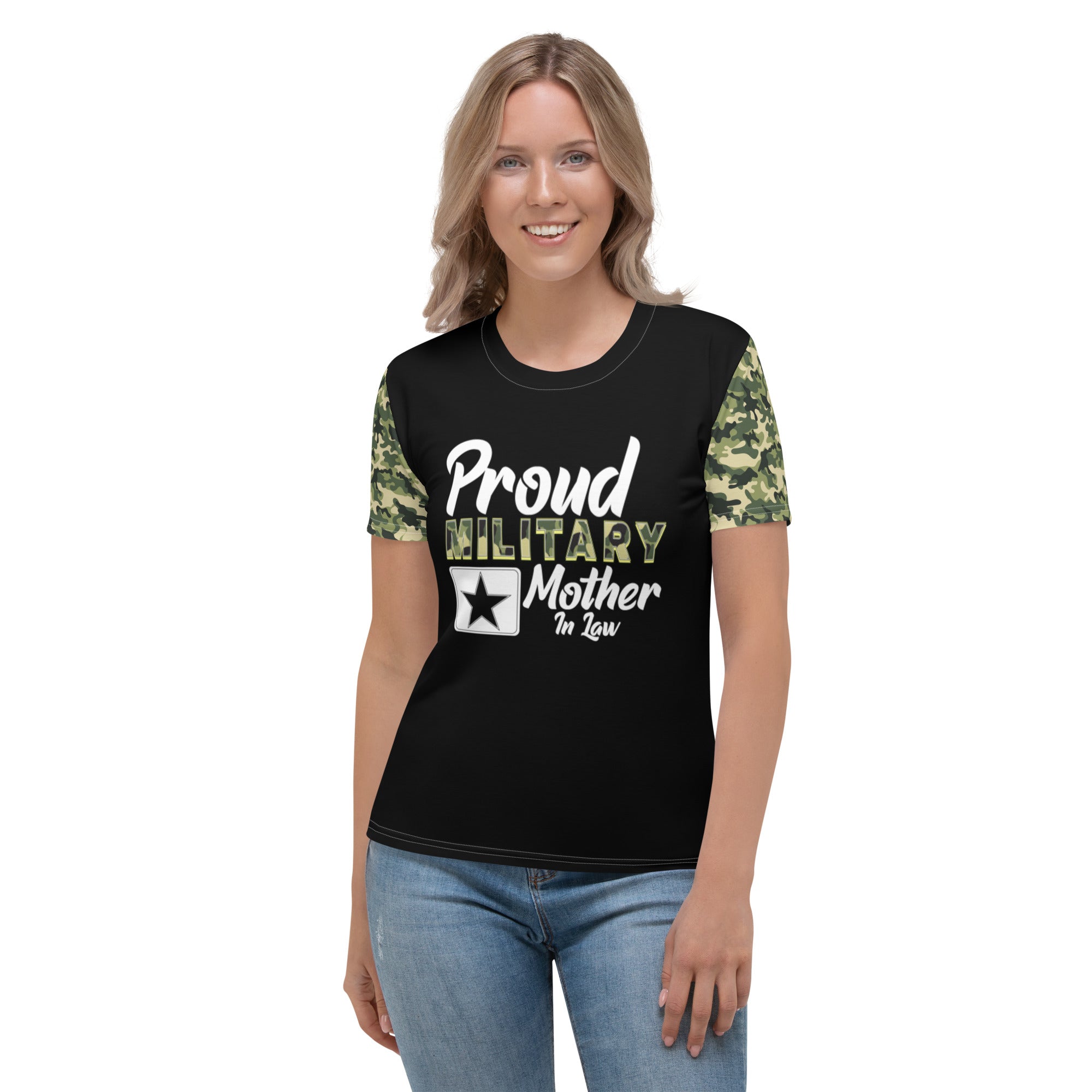 Proud Military Mother-in-Law Women's T-shirt-Phoenix Styles