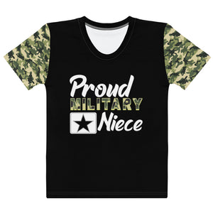 Proud Military Niece Women's T-shirt-Phoenix Styles