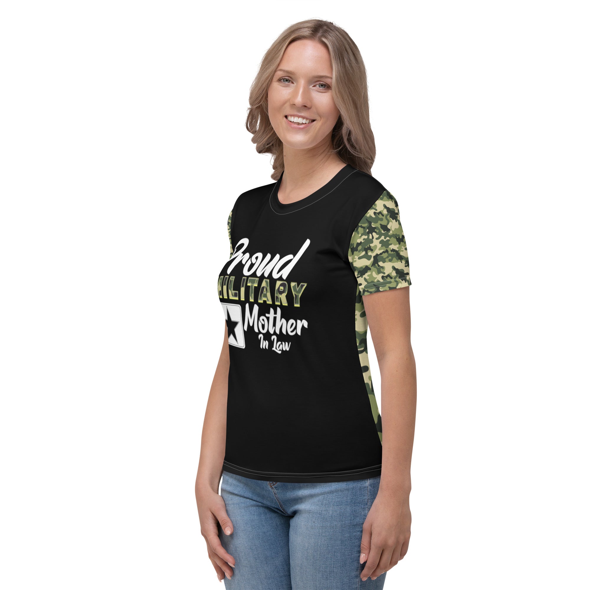 Proud Military Mother-in-Law Women's T-shirt-Phoenix Styles