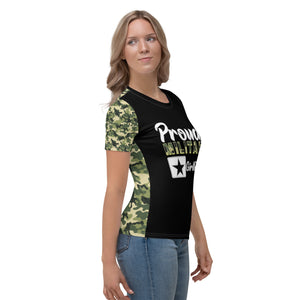 Proud Military Girlfriend Women's T-shirt-Phoenix Styles