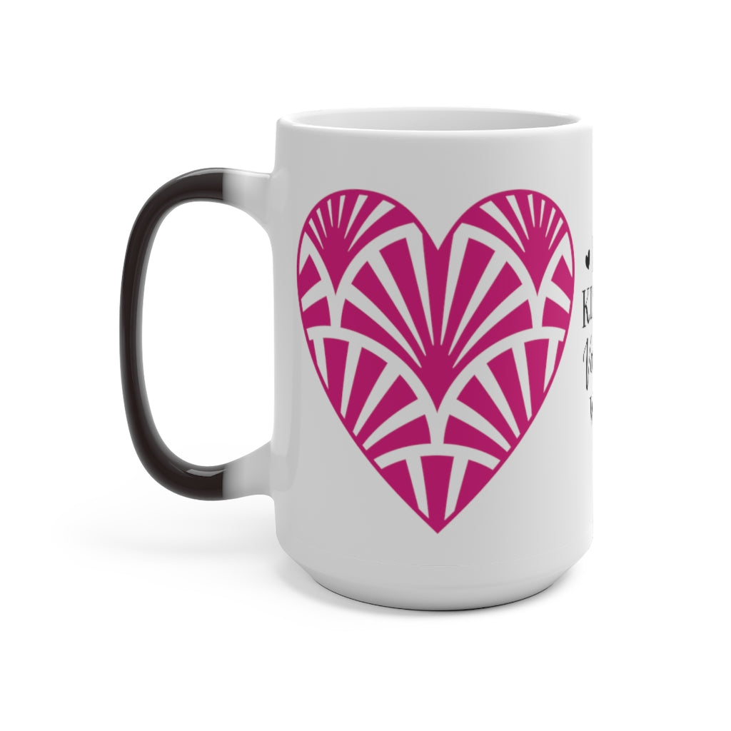 Love Kisses Valentine Wishes Color Changing Mug-Phoenix Styles