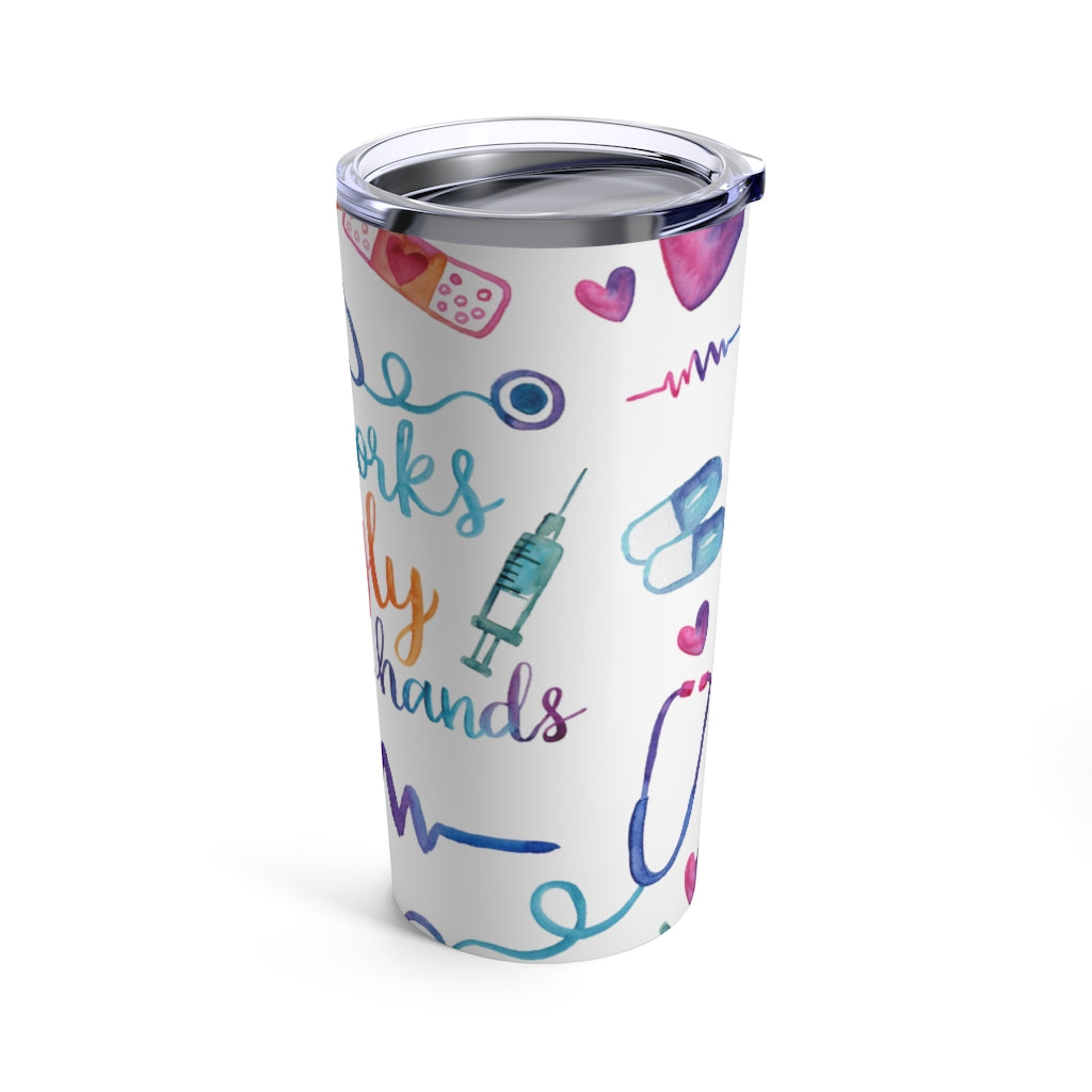 She Works Willingly With Her Hands Tumbler 20oz-Phoenix Styles