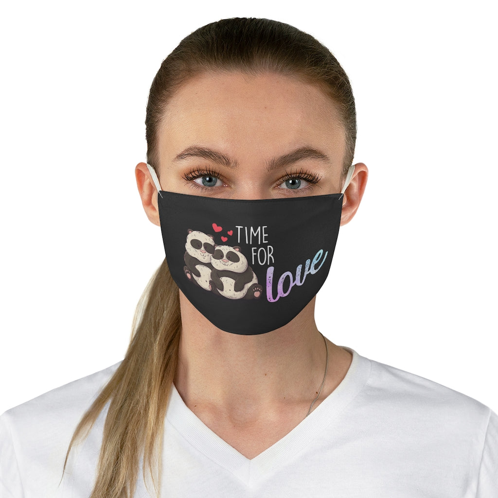 Time For Love Fabric Face Mask-Phoenix Styles