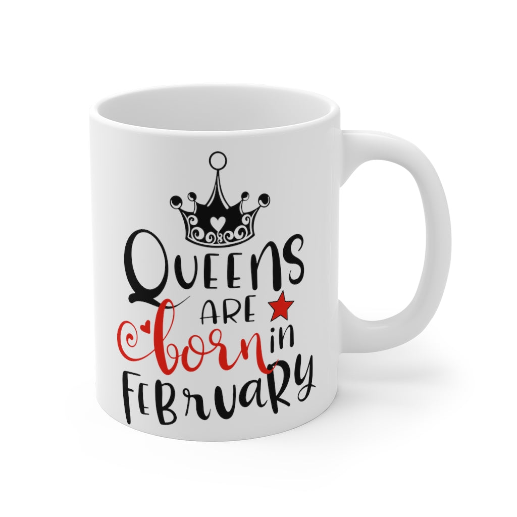 Queens Are Born In January Mug 11oz-Phoenix Styles