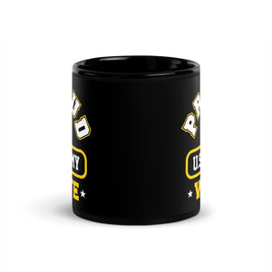 Proud U.S Army Wife Black Glossy Mug-Phoenix Styles