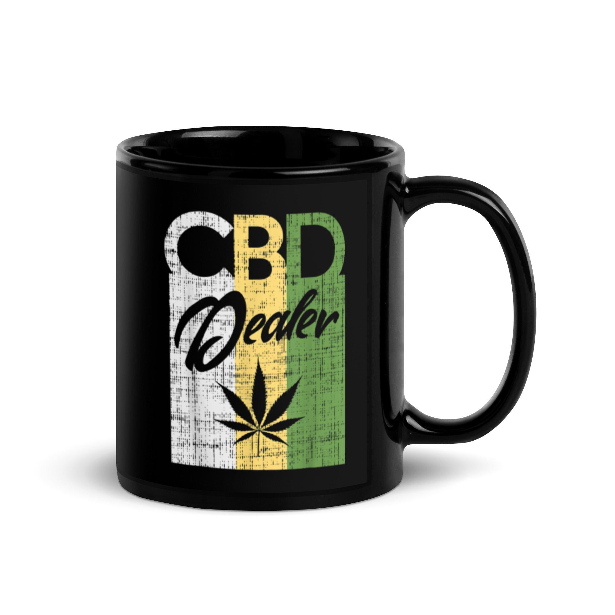 CBD Dealer Black Glossy Mug-Phoenix Styles