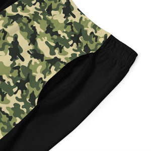 Proud Army Uncle Board Camoflauge Shorts-Phoenix Styles