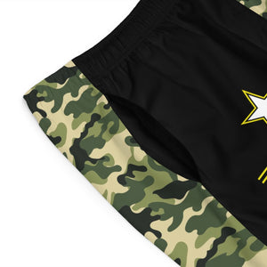 Proud Army Mother In Law Board Camoflauge Shorts-Phoenix Styles