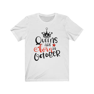 Queens Are Born In October Tee-Phoenix Styles