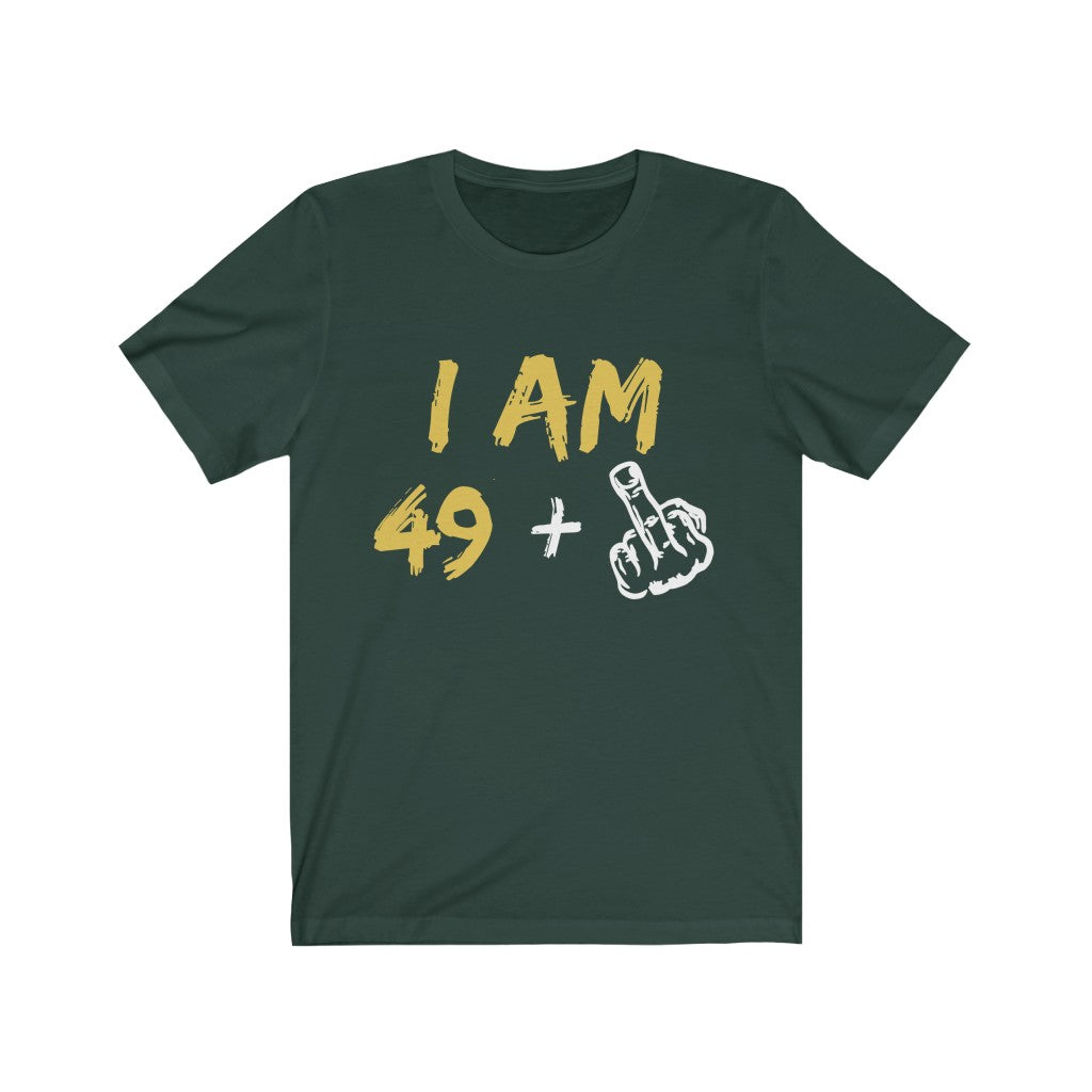 I Am 49 Jersey Short Sleeve Tee-Phoenix Styles